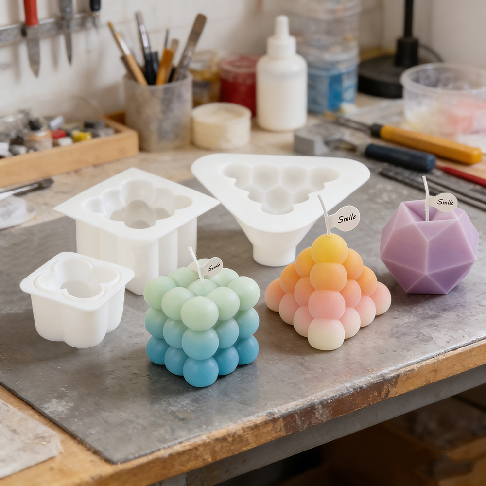 3D Bubble Cube Silikon-Kerzenf – Candle Making Kits Bewertung und Preis